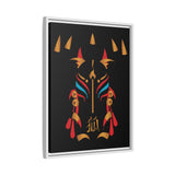 Rein in Ray-Bans: The Kitsune Ascends – Framed 18x24 Canvas | (Final Form Collector Drop) | Celestial Kitsune Wall Art | (FSC-Certified Wood) | International Shipping Available