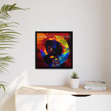 Seluna Virelle – Oonst Oonst Music on Mars Edition | 20x20 Framed Canvas Wall Art | 54 Mondays Project™ | International Shipping Available