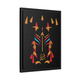Rein in Ray-Bans: The Kitsune Ascends – Framed 18x24 Canvas | (Final Form Collector Drop) | Celestial Kitsune Wall Art | (FSC-Certified Wood) | International Shipping Available