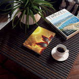 54 Mondays Project™ | @MaxGardenGalax | Cosmic Bloom Celestial Flower Hard Backed Journal | Inspiration for Dreamers (Blank) | Sun 001