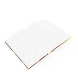 54 Mondays Project™ | @MaxGardenGalax | Cosmic Bloom Celestial Flower Hard Backed Journal | Inspiration for Dreamers (Blank) | Sun 001