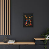 Rein in Ray-Bans: The Kitsune Ascends – Framed 18x24 Canvas | (Final Form Collector Drop) | Celestial Kitsune Wall Art | (FSC-Certified Wood) | International Shipping Available