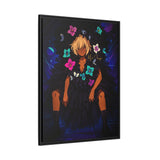 54 Mondays™ Project: Anime Noir Edition (Drop 1 of 54) Xavira – Black Orchid Glitch Wall Art | International Shipping Available