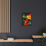 Submission To The Reset – Framed 18x24 Canvas | Divine Feminine Fire Sign Wall Art (Aries, Leo, Sagittarius) | (FSC-Certified Wood) | International Shipping Available