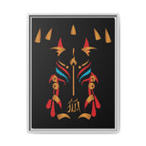 Rein in Ray-Bans: The Kitsune Ascends – Framed 18x24 Canvas | (Final Form Collector Drop) | Celestial Kitsune Wall Art | (FSC-Certified Wood) | International Shipping Available