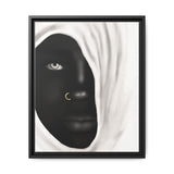 Spilt Milque – Afro-Modern Framed Canvas Art | Bold Gift for Creatives & Art Lovers (FSC-Certified Wood) | International Shipping Available