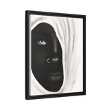 Spilt Milque – Afro-Modern Framed Canvas Art | Bold Gift for Creatives & Art Lovers (FSC-Certified Wood) | International Shipping Available