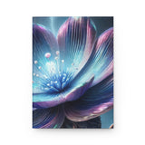 54 Mondays Project™ | @MaxGardenGalax | Cosmic Bloom Floral Hardcover Journal | Inspirational Writing Notebook (Lined) | Neptune 001