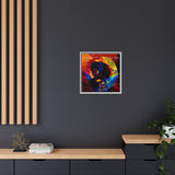 Seluna Virelle – Oonst Oonst Music on Mars Edition | 20x20 Framed Canvas Wall Art | 54 Mondays Project™ | International Shipping Available