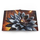 54 Mondays Project™ | @MaxGardenGalax | Cosmic Bloom Floral Hardcover Journal | Inspirational Writing Notebook (Lined) | Mercury 001