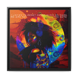 Seluna Virelle – Oonst Oonst Music on Mars Edition | 20x20 Framed Canvas Wall Art | 54 Mondays Project™ | International Shipping Available