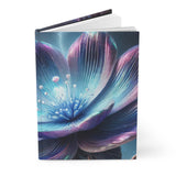 54 Mondays Project™ | @MaxGardenGalax | Cosmic Bloom Floral Hardcover Journal | Inspirational Writing Notebook (Lined) | Neptune 001