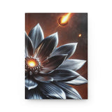 54 Mondays Project™ | @MaxGardenGalax | Cosmic Bloom Floral Hardcover Journal | Inspirational Writing Notebook (Lined) | Mercury 001