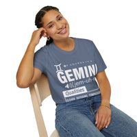 Buy Martian Merch™ | Your Fave Travel Tee | Zodiac Series : Gemini | (Various Colors) Unisex T-Shirt Sizes S - 3XL