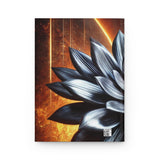 54 Mondays Project™ | @MaxGardenGalax | Cosmic Bloom Floral Hardcover Journal | Inspirational Writing Notebook (Lined) | Mercury 001