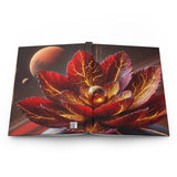 54 Mondays Project™ | @MaxGardenGalax | Cosmic Bloom Floral Hardcover Journal | Inspirational Writing Notebook (Lined) | Mars 001