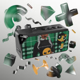 Your Fave Travel Merch | Buttercup Pow Skull Anime Green Plaid (Naija Green Version) Bluetooth Speaker