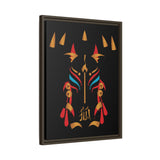 Rein in Ray-Bans: The Kitsune Ascends – Framed 18x24 Canvas | (Final Form Collector Drop) | Celestial Kitsune Wall Art | (FSC-Certified Wood) | International Shipping Available