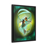 Never Contained | Framed 18x24 Canvas | Divine Feminine Air Sign Wall Art (Gemini, Libra, Aquarius) | (FSC-Certified Wood) | International Shipping Available