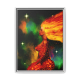 Submission To The Reset – Framed 18x24 Canvas | Divine Feminine Fire Sign Wall Art (Aries, Leo, Sagittarius) | (FSC-Certified Wood) | International Shipping Available