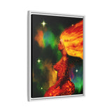 Submission To The Reset – Framed 18x24 Canvas | Divine Feminine Fire Sign Wall Art (Aries, Leo, Sagittarius) | (FSC-Certified Wood) | International Shipping Available