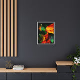 Submission To The Reset – Framed 18x24 Canvas | Divine Feminine Fire Sign Wall Art (Aries, Leo, Sagittarius) | (FSC-Certified Wood) | International Shipping Available