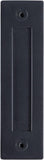 4 Pack | Wright Products  Interior Barn Door Handle Set | Pull Handle + Flush Handle | Matte Black | 7-1/16" Long | No Special Tools Required