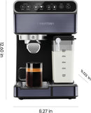 @BuyMartianHome | Chefman 6-in-1 Espresso Machine – 1350W Semi-Automatic Barista Maker with Steam Wand & Touch Controls (Black, 1.8L)