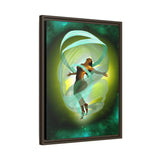 Never Contained | Framed 18x24 Canvas | Divine Feminine Air Sign Wall Art (Gemini, Libra, Aquarius) | (FSC-Certified Wood) | International Shipping Available