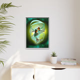 Never Contained | Framed 18x24 Canvas | Divine Feminine Air Sign Wall Art (Gemini, Libra, Aquarius) | (FSC-Certified Wood) | International Shipping Available