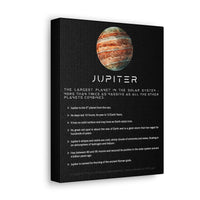 Buy Martian Merch ™ | Space City HTX MJM | Jupiter Facts 8x10 Premium Gallery Wrap