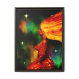 Submission To The Reset – Framed 18x24 Canvas | Divine Feminine Fire Sign Wall Art (Aries, Leo, Sagittarius) | (FSC-Certified Wood) | International Shipping Available