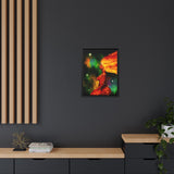 Submission To The Reset – Framed 18x24 Canvas | Divine Feminine Fire Sign Wall Art (Aries, Leo, Sagittarius) | (FSC-Certified Wood) | International Shipping Available