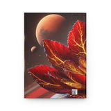 54 Mondays Project™ | @MaxGardenGalax | Cosmic Bloom Floral Hardcover Journal | Inspirational Writing Notebook (Lined) | Mars 001