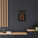 Rein in Ray-Bans: The Kitsune Ascends – Framed 18x24 Canvas | (Final Form Collector Drop) | Celestial Kitsune Wall Art | (FSC-Certified Wood) | International Shipping Available