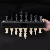 Portable Magnetic Chess, Backgammon & Checkers Set – Large Board for Travel & Entertainment | Perfect Christmas Gift for Adults & Kids