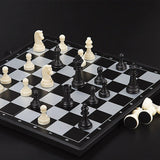 Portable Magnetic Chess, Backgammon & Checkers Set – Large Board for Travel & Entertainment | Perfect Christmas Gift for Adults & Kids