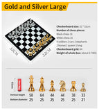 Portable Magnetic Chess, Backgammon & Checkers Set – Large Board for Travel & Entertainment | Perfect Christmas Gift for Adults & Kids