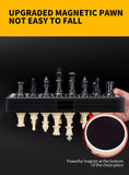 Portable Magnetic Chess, Backgammon & Checkers Set – Large Board for Travel & Entertainment | Perfect Christmas Gift for Adults & Kids