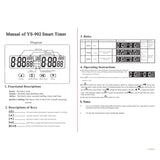 M5TC Professional Chess Clock – Compact Digital Timer with Count Up/Down Function, Stopwatch, and Hour Meter for Competitive Games