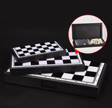 Portable Magnetic Chess, Backgammon & Checkers Set – Large Board for Travel & Entertainment | Perfect Christmas Gift for Adults & Kids
