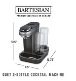 The Keurig of Cocktails : Premium Bartesian Duet Cocktail Machine - Perfect Professional-Quality Drinks in Seconds | Effortless Entertaining