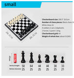 Portable Magnetic Chess, Backgammon & Checkers Set – Large Board for Travel & Entertainment | Perfect Christmas Gift for Adults & Kids