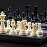 Portable Magnetic Chess, Backgammon & Checkers Set – Large Board for Travel & Entertainment | Perfect Christmas Gift for Adults & Kids