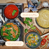 Beautiful Black Sesame 12-Piece Ceramic Non-Stick Cookware Set | NEW IN BOX | SOLD OUT IN STORES - ONE LEFT