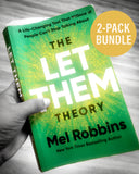 The Let Them Theory by Mel Robbins – 2-Pack Paperback Bundle Set | Motivational Gift Bundle | Self-Help & Mindset Books for Personal Growth - Only 3 Bundles left‼