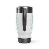 Buy Martian Merch ™ | Anime Inspired :  Tan - Ish Stainless Steel Travel Mug w/ Handle, 14oz