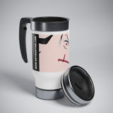 Buy Martian Merch ™ | Anime Inspired :  Nezu - ISH Stainless Steel Travel Mug w/ Handle, 14oz