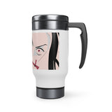 Buy Martian Merch ™ | Anime Inspired :  Nezu - ISH Stainless Steel Travel Mug w/ Handle, 14oz