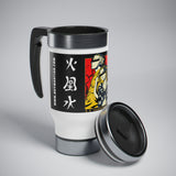 Buy Martian Merch ™ | Anime 001 Stainless Steel Travel Mug with Handle, 14oz